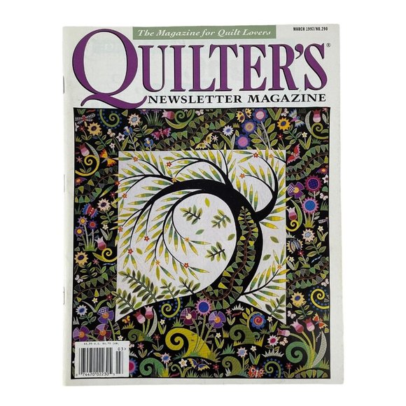 Quilter's Newsletter Magazine Vintage 1997 Lot of 4 - Picture 3 of 5